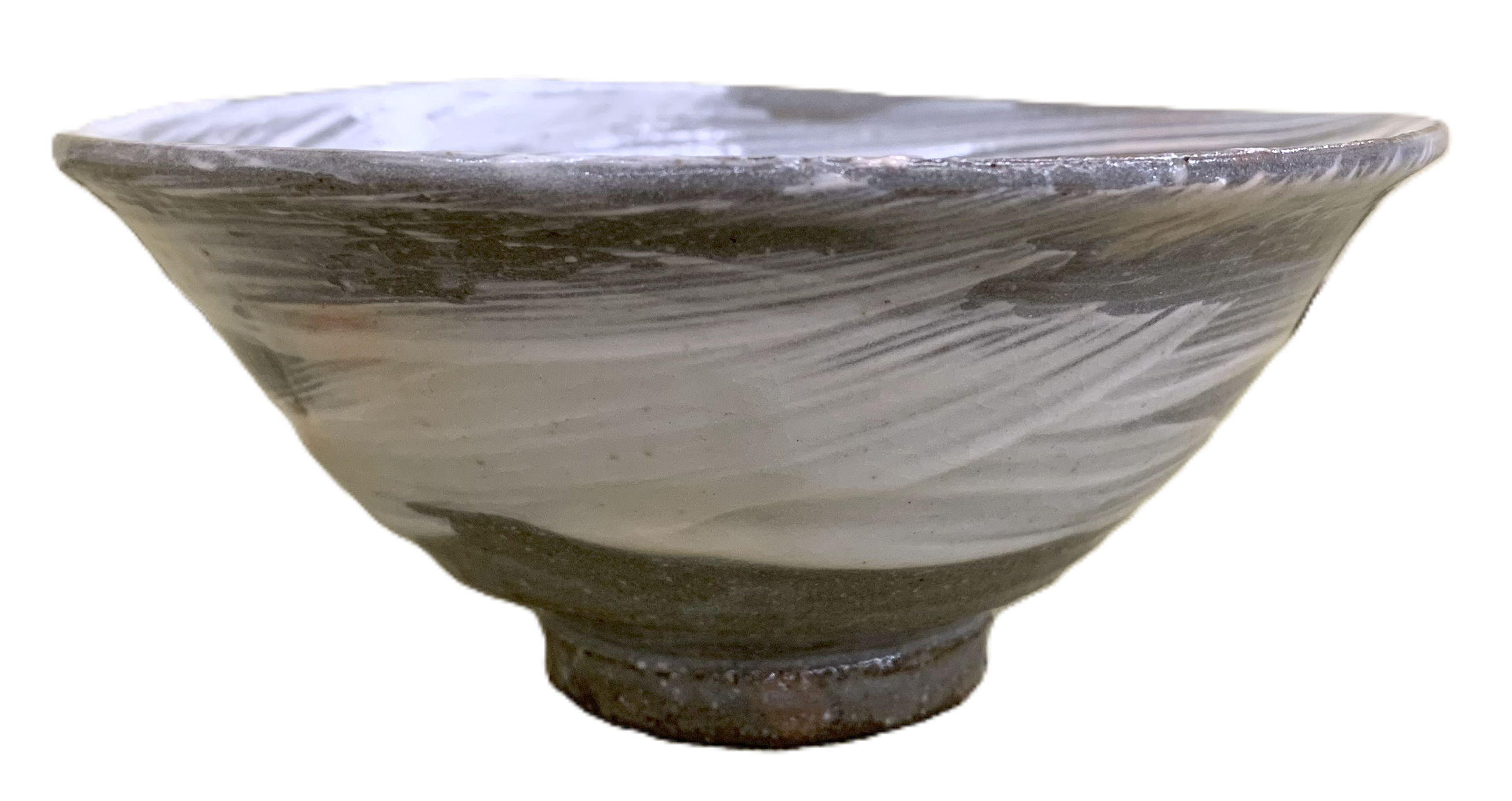 茶碗　刷毛目写　丸子窯