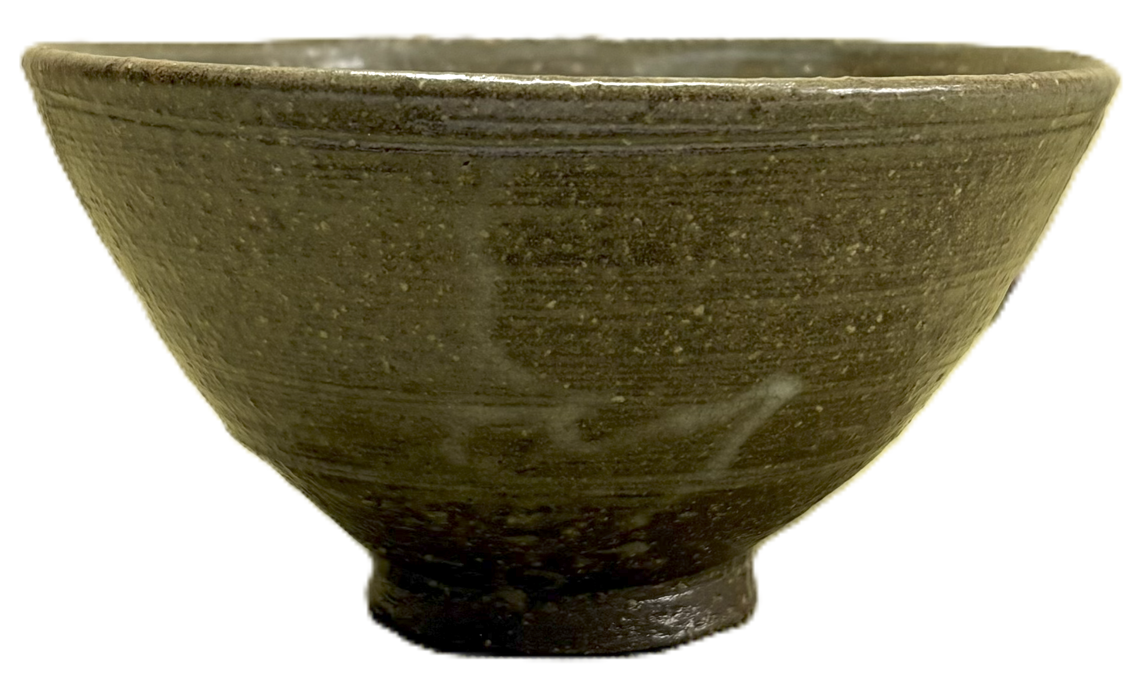 茶碗　釘彫伊羅保写　丸子窯